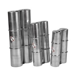 Ganza double alu petit - (12 x 22cm)